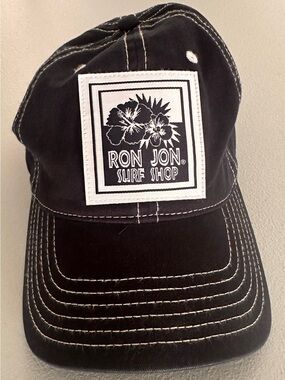 Ron Jon Surf Shop Brown Hat with White Patch